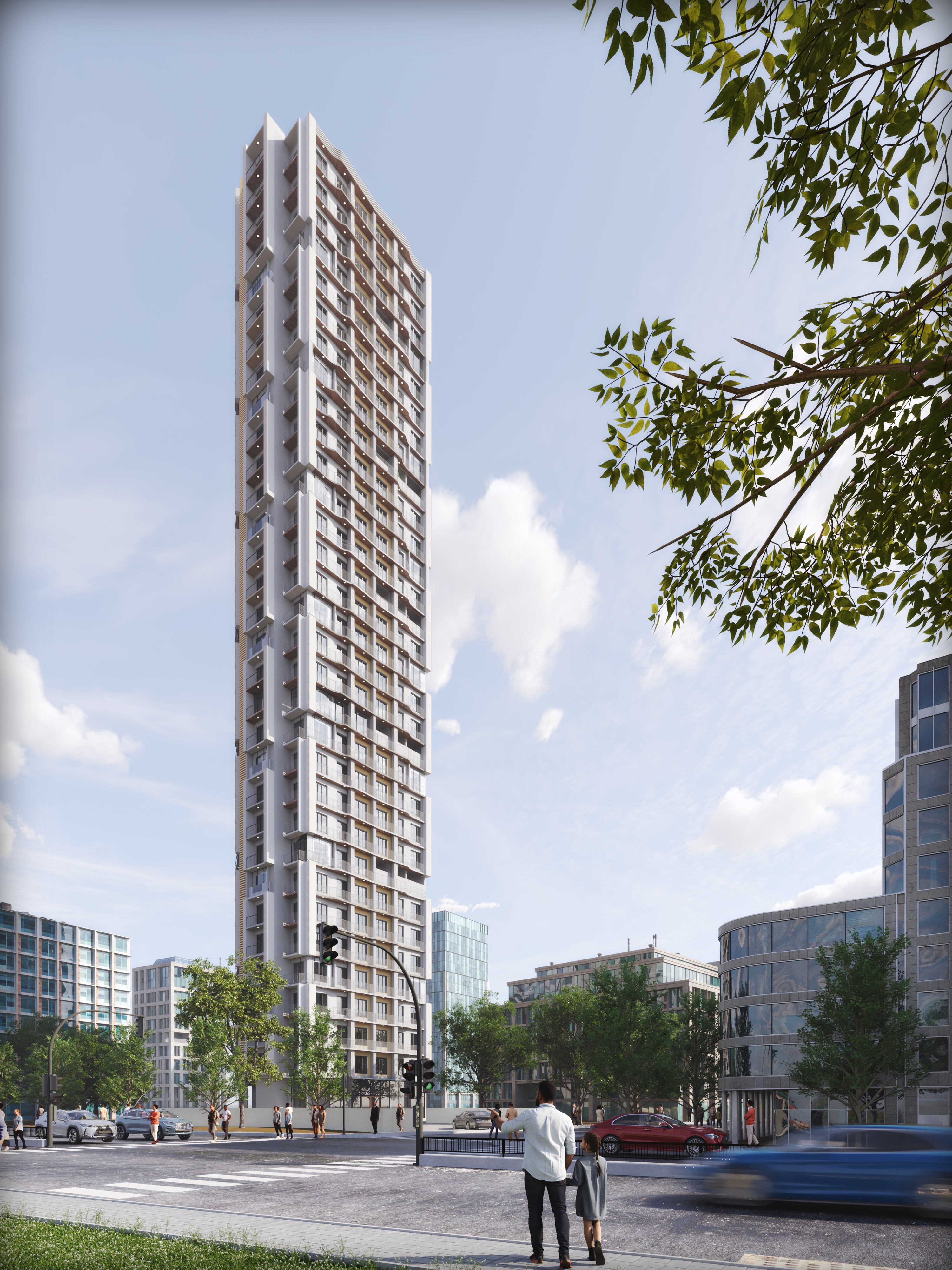 Chandresh Terrace – tower render, Mira Road